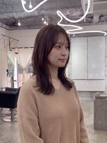 エシカ(ethica)&nbsp;【ethica_南船場】大人レイヤーセミロング×顔まわりレイヤー