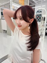 コア プラス 立川(COA PLUS) 透明感カラー髪質改善ダブルカラー韓国レイヤーカット前髪顔周り
