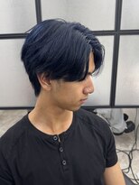 シーバイスリー 綱島(C×3)&nbsp;ブルーブラック/センターパート/ケアブリーチ