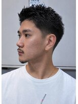 メリケンバーバーショップ フクオカ(MERICAN BARBERSHOP FUK)&nbsp;シャードパーマスパイキーショートアクティブショート