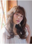 重すぎない!透け感&こなれ感パーマスタイル