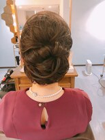 着付けヘアセット専門店 ウィズ(With) キレイメ下めシニヨン