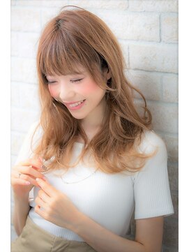 ソア 武蔵小杉(SOAR) ハイライトグラデーションブロンドカラーセミウェットウェーブ