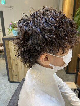 エルオム(EL.HOMME) 【YUKI】マッシュウルフ×スパイラルパーマ