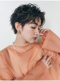 カーリークールショート／マロンベージュ