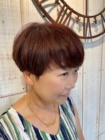 ヘアメイク カン プラスエフ(HAIR MAKE KANN+f)&nbsp;マッシュショート　艶カラー