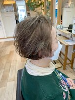 オーシャン(Ocean)&nbsp;[OCEAN Hair&Life藤原純] 白髪ぼかしハイライトミセスショート☆