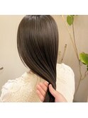 透明感カラー×髪質改善トリートメント