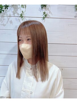 フレア 心 武庫之荘(flare) オン眉ロング