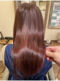 髪質改善ローズ系カラー  【小林 孝史】