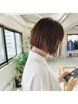 フェイヴィーズ(FavyS) オレンジブラウンなミニボブ