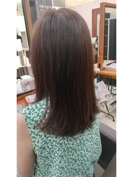 ブレス ザモール郡山店 【BLESS】30代40代50代人気/N.カラー白髪染め/セミロング