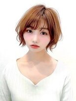 ボブウルフ外国人風カラー韓国ツヤカラー透明感20代30代40代