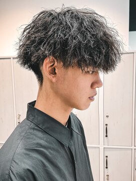 ルースト 渋谷店(ROOST) 前下がりマッシュ/ツイストスパイラル/ツーブロック