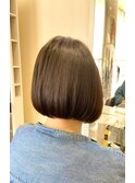 前下がり　大人　ミニボブ　髪質改善ボブ