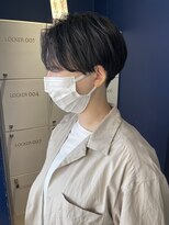 コワファースト 大分(COIFF1RST) マッシュ系刈り上げショートボブ