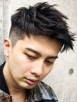 オーシャントーキョー ホワイト 原宿(OCEAN TOKYO WHITE)&nbsp;メンズツーブロック黒髪ショート