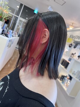 コワファースト させぼ五番街店(COIFF1RST) レッド×インナーカラー