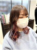 インナーカラーピンク