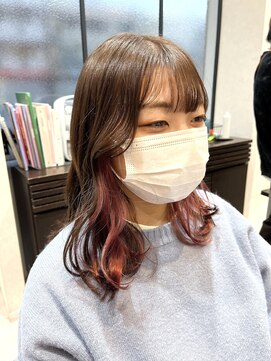 ラッシュ(rush) インナーカラーピンク