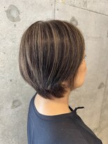 プラスシー(+C)&nbsp;素敵な大人の白髪ぼかしハイライトカラー/福岡白髪ぼかし