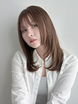 トリッカ シブヤ(TRICCA SHIBUYA)&nbsp;前髪/ ベージュカラー/ 髪質改善/ こなれミディ