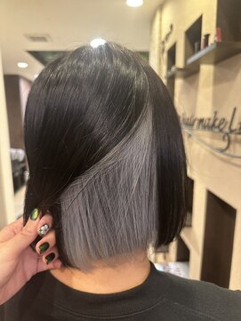 ヘアーメイク ララ(HAIR MAKE LALA) インナーカラー　シルバー