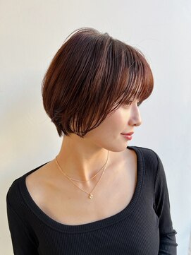 トルネード(TORNADO) 大人ショートボブ前髪ありひし形丸み丸顔面長絶壁K20241223