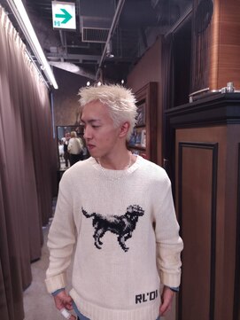 ブロック ジャポン(bloc japon) パンキッシュホワイトブロンドスパイキーショート