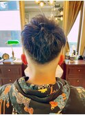 【30代 男性】ロンドンネイビーフェード(大宮/バーバー)