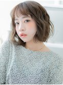 ボブパーマ大人可愛いフレンチカジュアルc6越谷20代30代40代