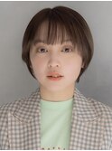丸みショートヘア