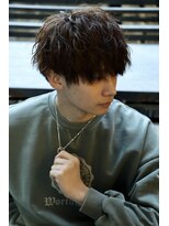 リップスヘアー 梅田アネックス(LIPPS hair)&nbsp;【波巻パーマ】前下がりマッシュ