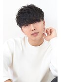 メンズショートくせ毛風パーマ
