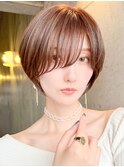 30代40代/ショート/ショートカット/顔周り/前髪/くびれヘア/立川