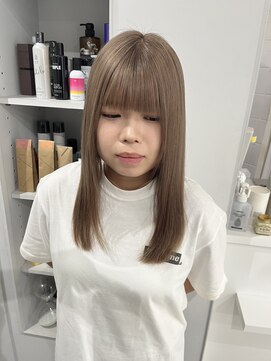 シー ヘアデザイン(see hair design) ミルクティーベージュ