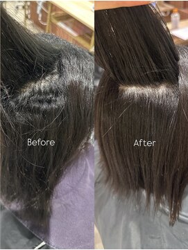 ヘアーアンドメイク ビス(HAIR&MAKE bis) 縮毛矯正【咲 奈】