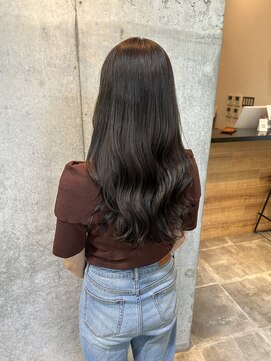 ピスタ(PiSTA) 黒髪カタログ/クラゲヘアー/オリーブグレー/千葉駅