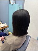 切りっぱなしボブ