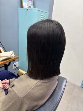 切りっぱなしボブ