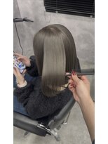 エンカウントバイマハロ 千葉(encount by mahalo)&nbsp;色落ちもかわいい！グレージュカラー