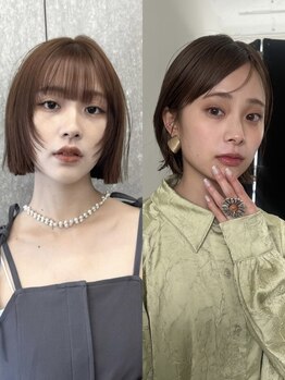 キャラハーフ 池袋東口店(KYARA HALF)の写真/話題の【顔型4タイプ診断】であなたに似合うデザインをご提案！理想のスタイルを一緒に創ります♪