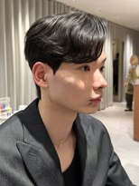 ノラギンザユー(NORA GINZA/U)&nbsp;ビジネスマンヘア清潔感ヘア大人ヘアガイルヘアダウンパーマ黒髪