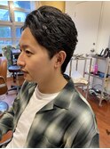 大人色気センターパート×ナチュラルウェーブ