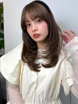 イヴォーク トーキョー(EVOKE TOKYO) ミディアムレイヤー結べるレイヤー髪質改善ハイレイヤーUP