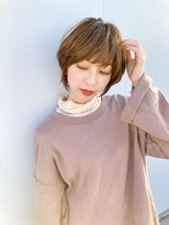 アッシュ 西川口店(Ash)&nbsp;脱白髪染めハイライト×髪質改善で白髪を活かす艶髪ミディアム
