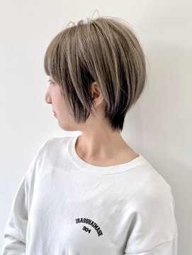 フォーク FOLK 【FOLK】アンブレラカラーシルバー☆似合わせハンサムショート