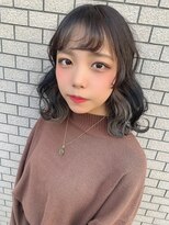 シエ バイ ケンジ 湘南台(sie by KENJE)&nbsp;ダークパープル/ナチュラルショート/夏のヘアアレンジ/湘南台