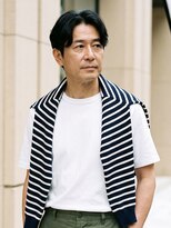 エムエイチバーバー 肥後橋(MH THE BARBER)&nbsp;大人ナチュラルセンターパート【肥後橋駅・西梅田・本町】
