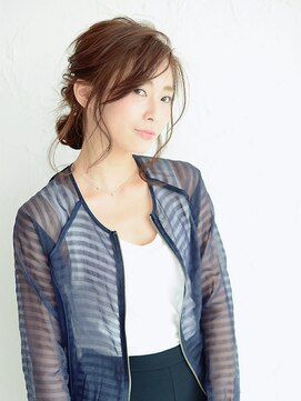 アース 熊本下通店(HAIR & MAKE EARTH) 大人編み込み＋くるりんぱアレンジ【EARTH下通店】